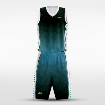 sublimated basketball jersey set 14387