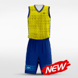 sublimated basketball jersey set 14679