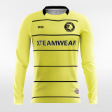 Lucifer Yellow-Men's Sublimated long sleeve Soccer Jersey F030