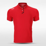 Leisure Stand Collar Polo Shirt 14728
