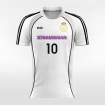 Classic White-Men's Sublimated  Soccer Jersey F056