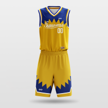 Fire- sublimated basketball jersey set BK018