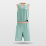 Stone- sublimated basketball jersey set BK029