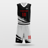 Ink- sublimated basketball jersey set BK019