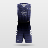 Meridians- sublimated basketball jersey set BK040