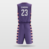 Shadow- sublimated basketball jersey set BK027