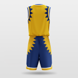 Fire- sublimated basketball jersey set BK018