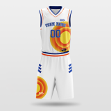 Mars- sublimated basketball jersey set BK038