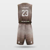 Under dog- sublimated basketball jersey set BK032