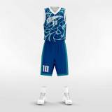 Wave Chaser- sublimated basketball jersey set BK074