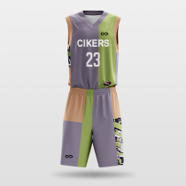 Nomad- sublimated basketball jersey set BK063