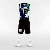 Windrider- sublimated basketball jersey set BK069