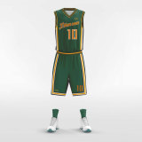 Contrast 4- sublimated basketball jersey set BK078