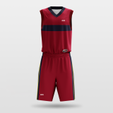 mark- sublimated basketball jersey set BK079