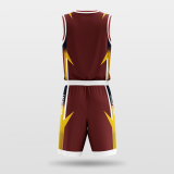 armor- sublimated basketball jersey set BK086