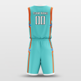 Hero- sublimated basketball jersey set BK020