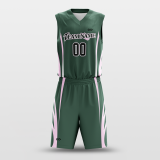 spread wings- sublimated basketball jersey set BK085