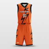 Thunder- sublimated basketball jersey set BK017