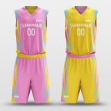Donut - Customized Reversible Sublimated Basketball Set BK150