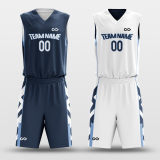CLASSIC38 - Customized Reversible Sublimated Basketball Set BK158