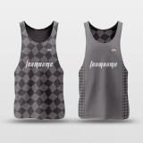 Checkerboard - Customized Reversible Quick Dry Basketball Jersey NBK061