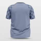 Checkerboard - Customized Baggy Shoulder Short Sleeve Shirts NBK055