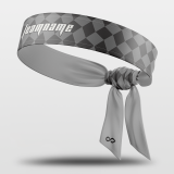 Checkerboard - Custom Sports Sweat-Wicking Tie Headband NBK060