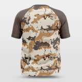 Desert - Customized Baggy Shoulder Short Sleeve Shirts NBK043