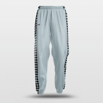 Checkerboard - Customized Basketball Training Pants with pop buttons NBK059