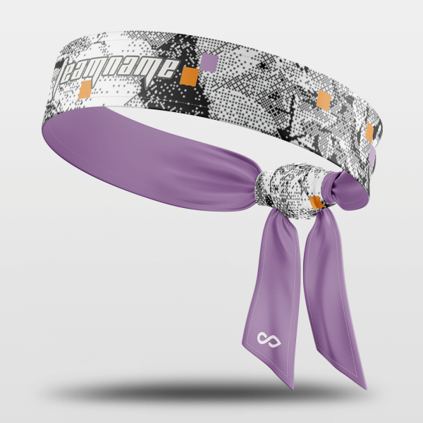 Pixel Flower - Custom Sports Sweat-Wicking Tie Headband NBK071