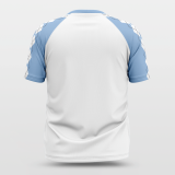 Carolina Blue - Customized Baggy Shoulder Short Sleeve Shirts NBK078