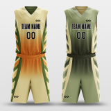 Classic48 - Customized Reversible Sublimated Basketball Set BK179