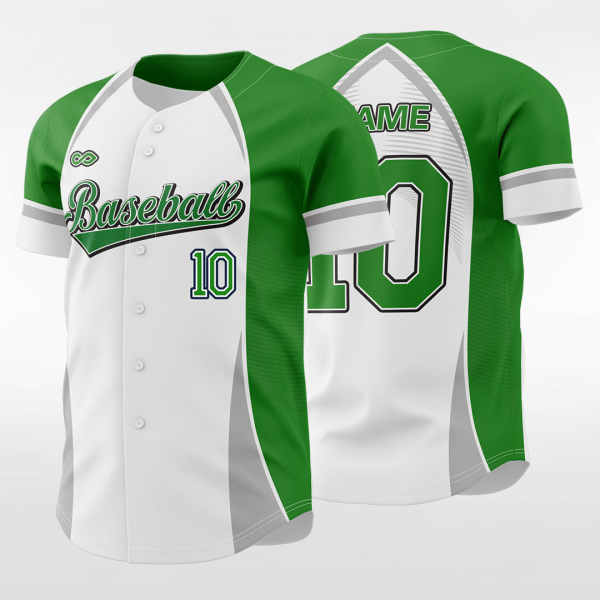 Green Ghost - Sublimated baseball jersey B107