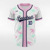 Spring Swallow - Sublimated baseball jersey B134