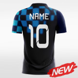 Water Cube 2 - Customized Men's Sublimated Soccer Jersey F416