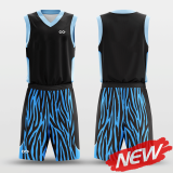 Zebra - Customized Sublimated Basketball Set BK305