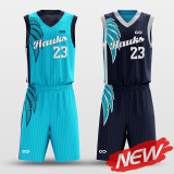 Wings - Customized Reversible Sublimated Basketball Set BK314