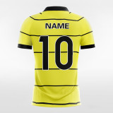 Lucifer Yellow-Men's Sublimated long sleeve Soccer Jersey F030