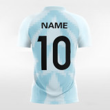 blue mosaic-Men's Sublimated  Soccer Jersey F035
