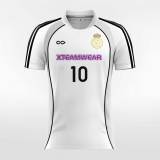 Classic White-Men's Sublimated  Soccer Jersey F056