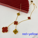 5XVA182K Popular 6 flowers necklaces