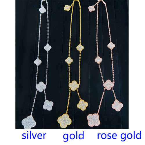 5XVA182K Popular 6 flowers necklaces