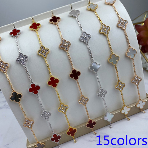 5XVA179K  Popular bracelets 5 flowers normal size1.5cm flower