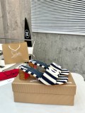 ZJXA9 Popular leather + knitted heels