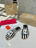 ZJXA10 Popular leather + knitted sandals