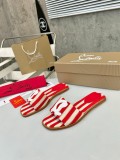 ZJXA10 Popular leather + knitted sandals