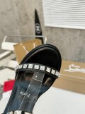 ZJ4A11 Popular leather High heels12cm heel