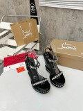 ZJ4A11 Popular leather High heels12cm heel