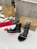 ZJ4A11 Popular leather High heels12cm heel