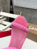 ZJ4A39 Popular leather High heels 6cm